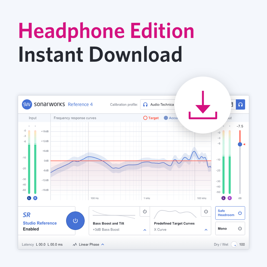 Sonarworks REFERENCE 4 HEADPHONE EDITION Steinbergshop Brasil